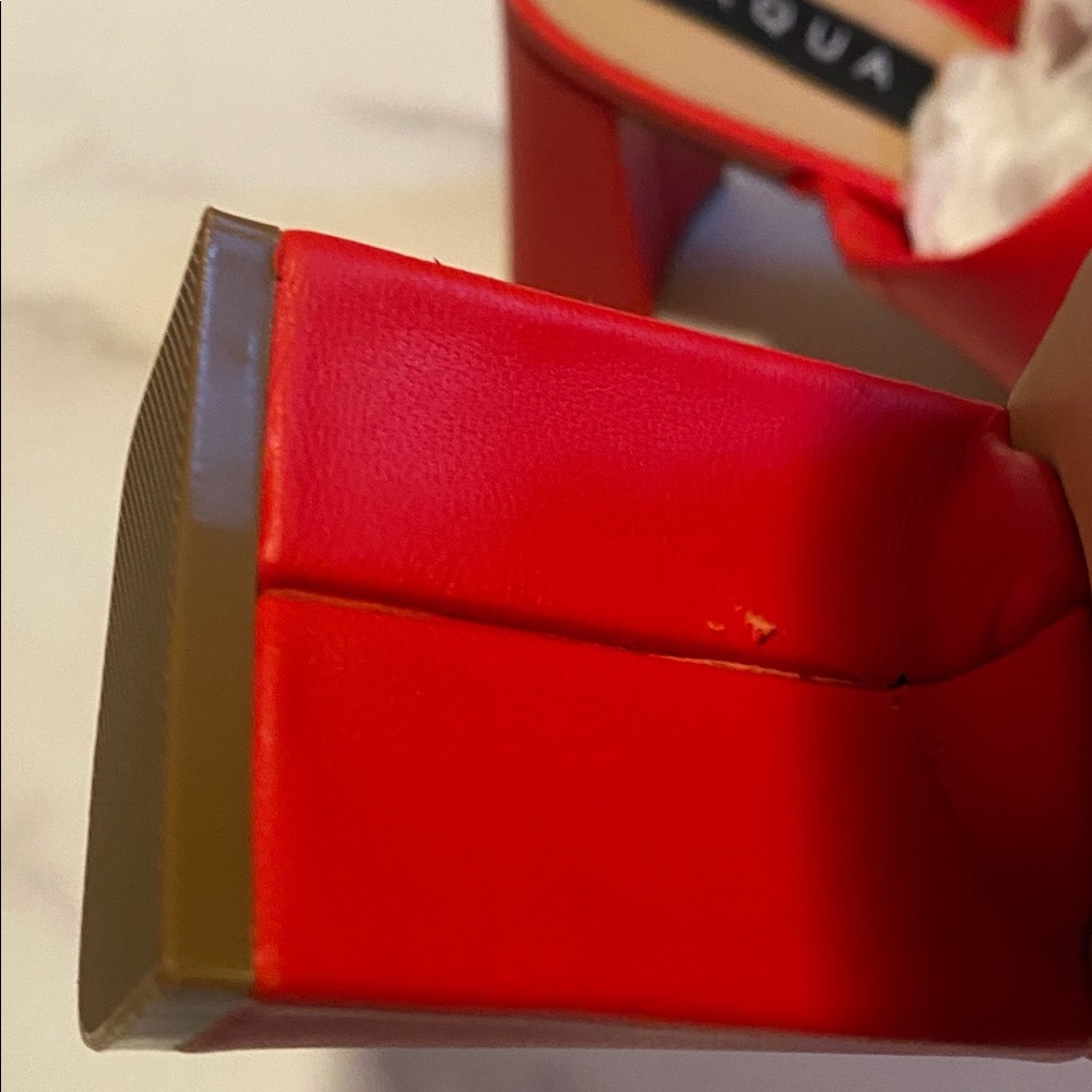 AQUA Toga High Heel Slide Sandals - Picture 7 of 8